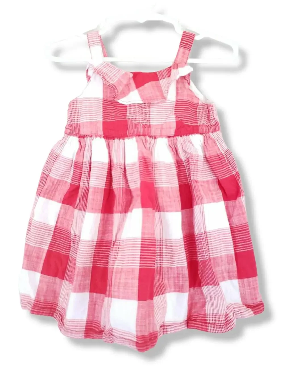Gymboree 18-24m Star Spangled Summer Red Plaid Dress